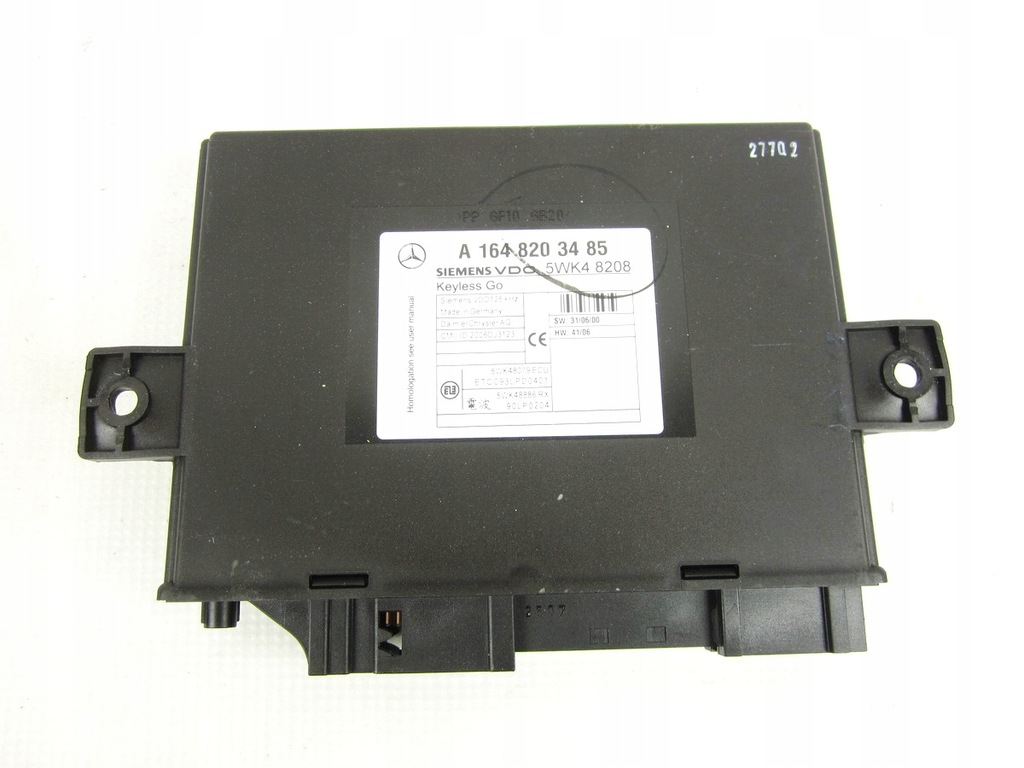 фото №1, Модуль блок управления keyless go keylessgo mercedes gl x164