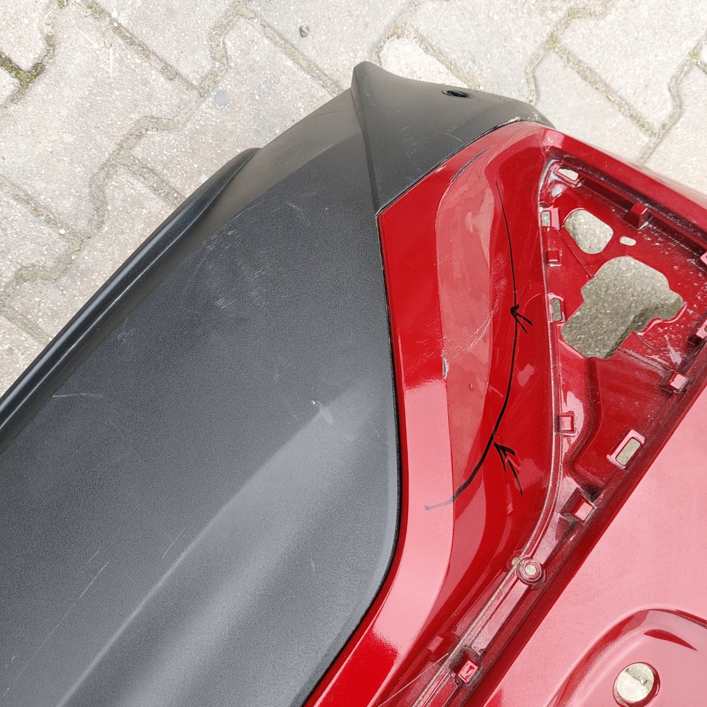 фото №12, Бампер задний задняя toyota chr ch-r bordowy