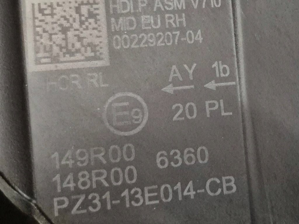 фото №11, Ford transit custom ii лампа фара full led правый europa pz3113e014cb