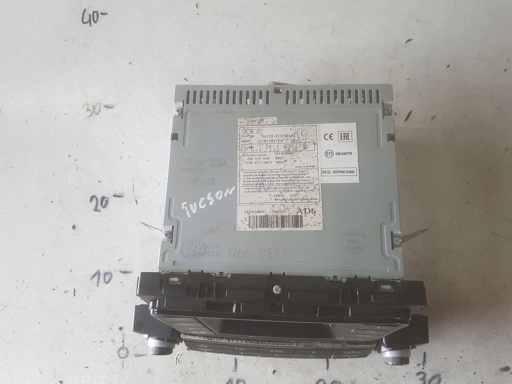 фото №2, Hyundai tucson iii 3 15r- радио cd радиопроигрыватель