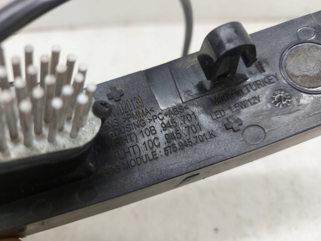 фото №6, Volkswagen id.3 відбивач лівий бампер задній світло led протитуманні