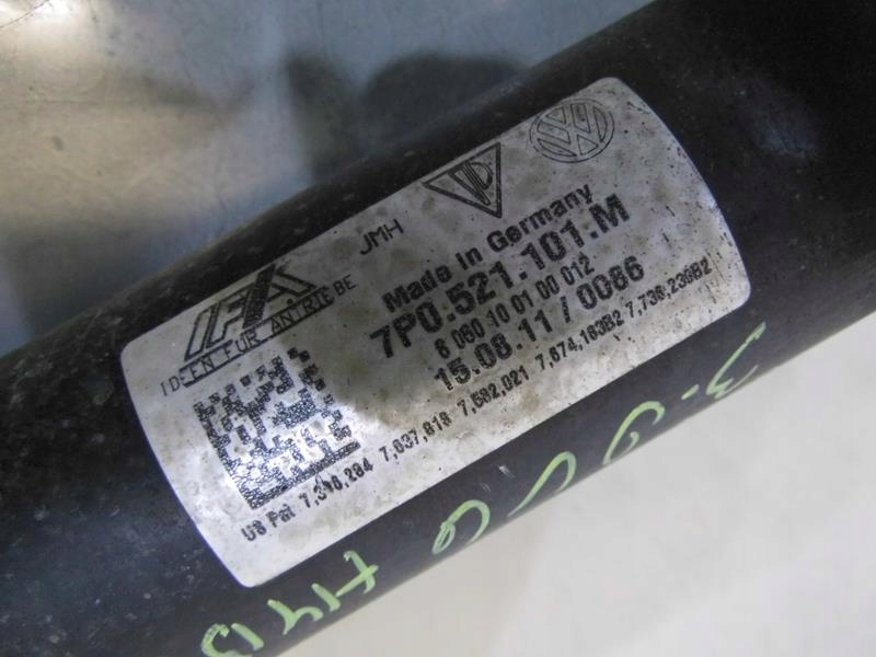 фото №5, Wał приводной porsche cayenne 7p5 3.0 v6 гибрид