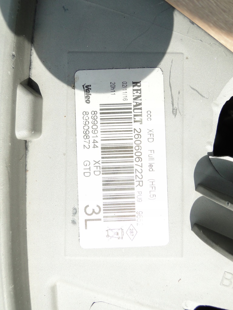 фото №12, Renault talisman лампа передняя левая uszk.