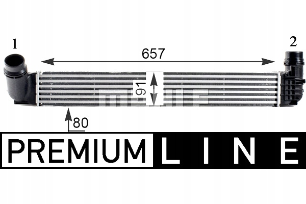 фото №6, Mahle ci 313 000p радиатор воздуха наддувочный