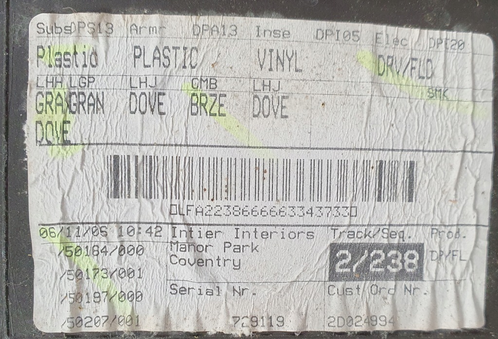 фото №6, Обшивка оббивка двері лівий перед jaguar s-type lift eu