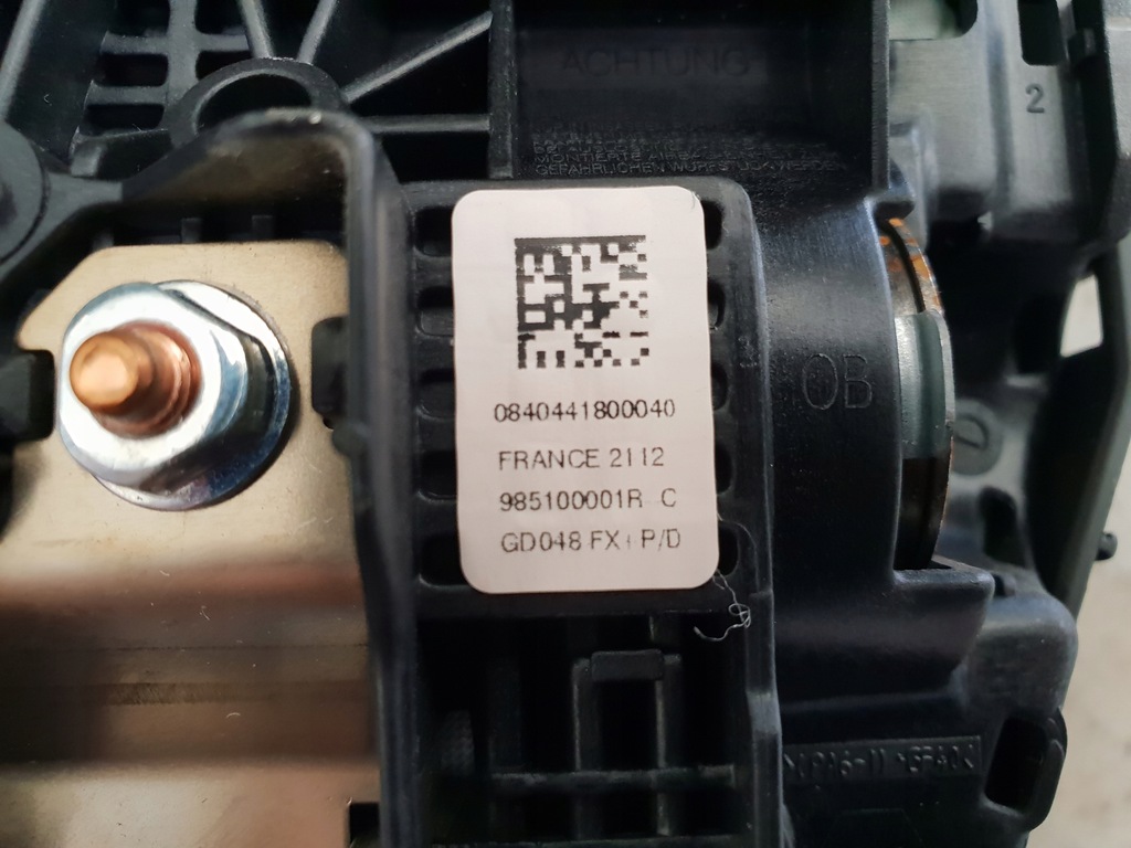 фото №12, Renault laguna iii приборная панель консоль приборная панель air bag