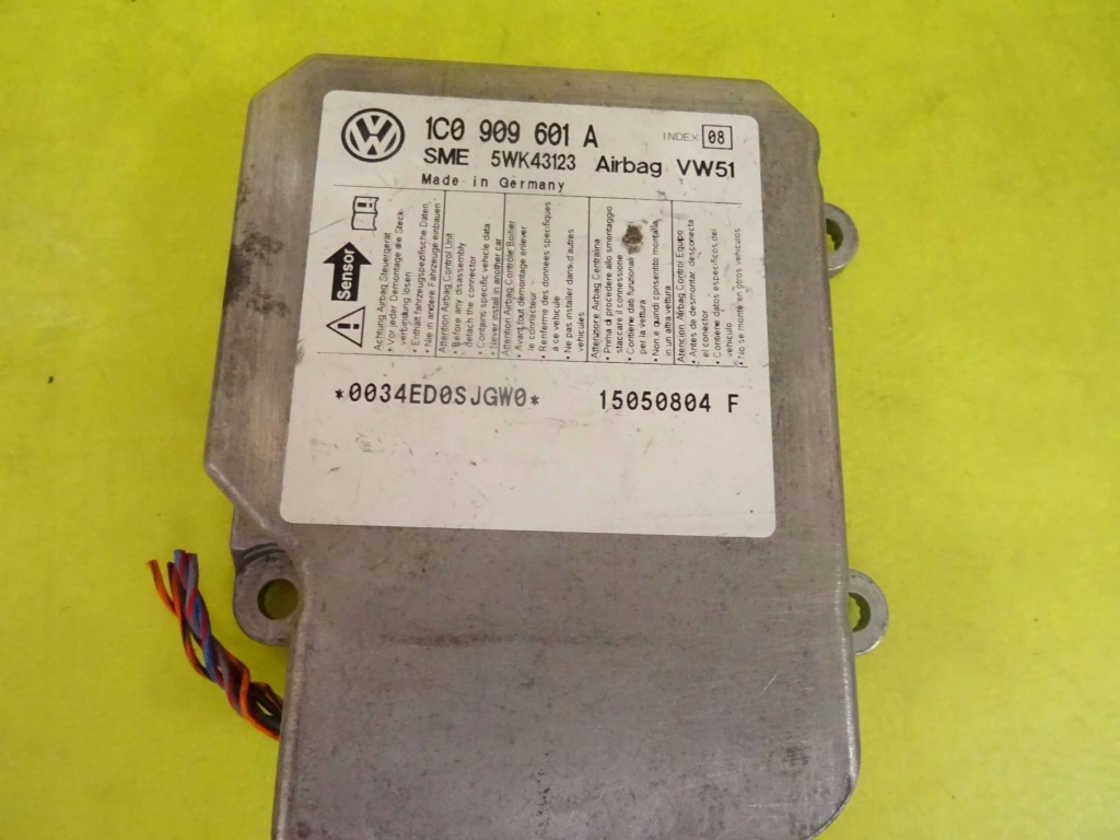 фото №1, Модуль датчик подушка безпеки skoda fabia mk1 1c0909601a nr1344