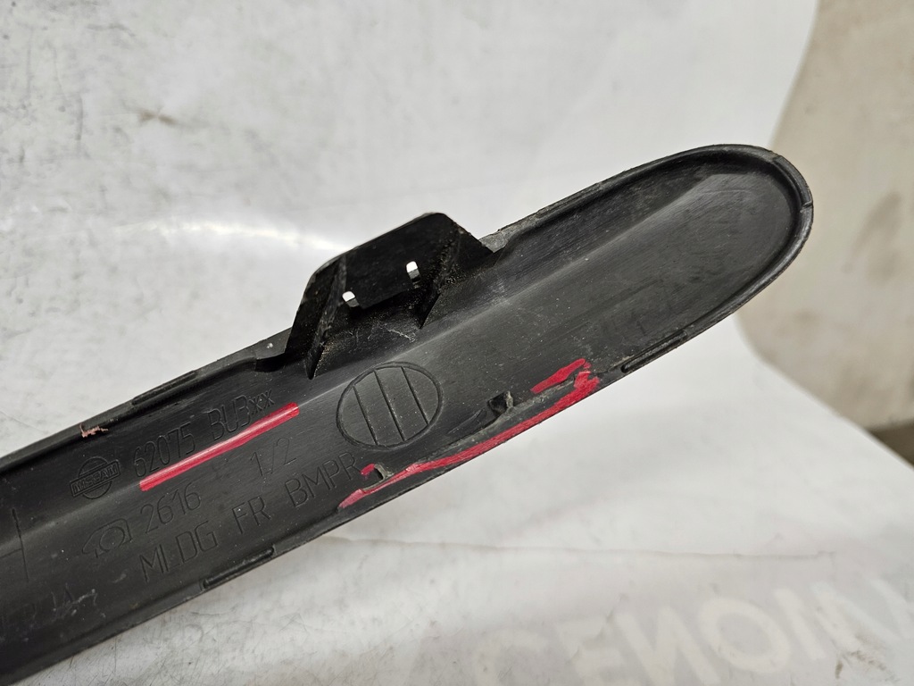 фото №11, Nissan almera tino n16 молдинг бампера ліва перед 62075bu3