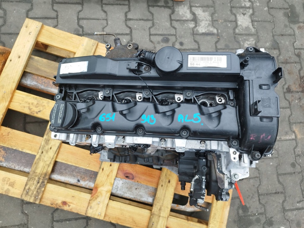 фото №9, Голий двигун mercedes c klasa w204 2.2 cdi 651913