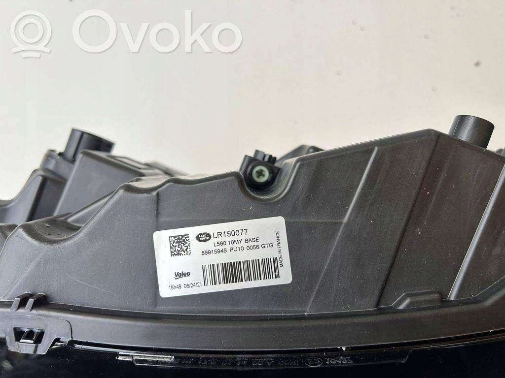 Land rover velar l560 лампа левая перед 89915945 lr150077 nowa оригинал с Разборки