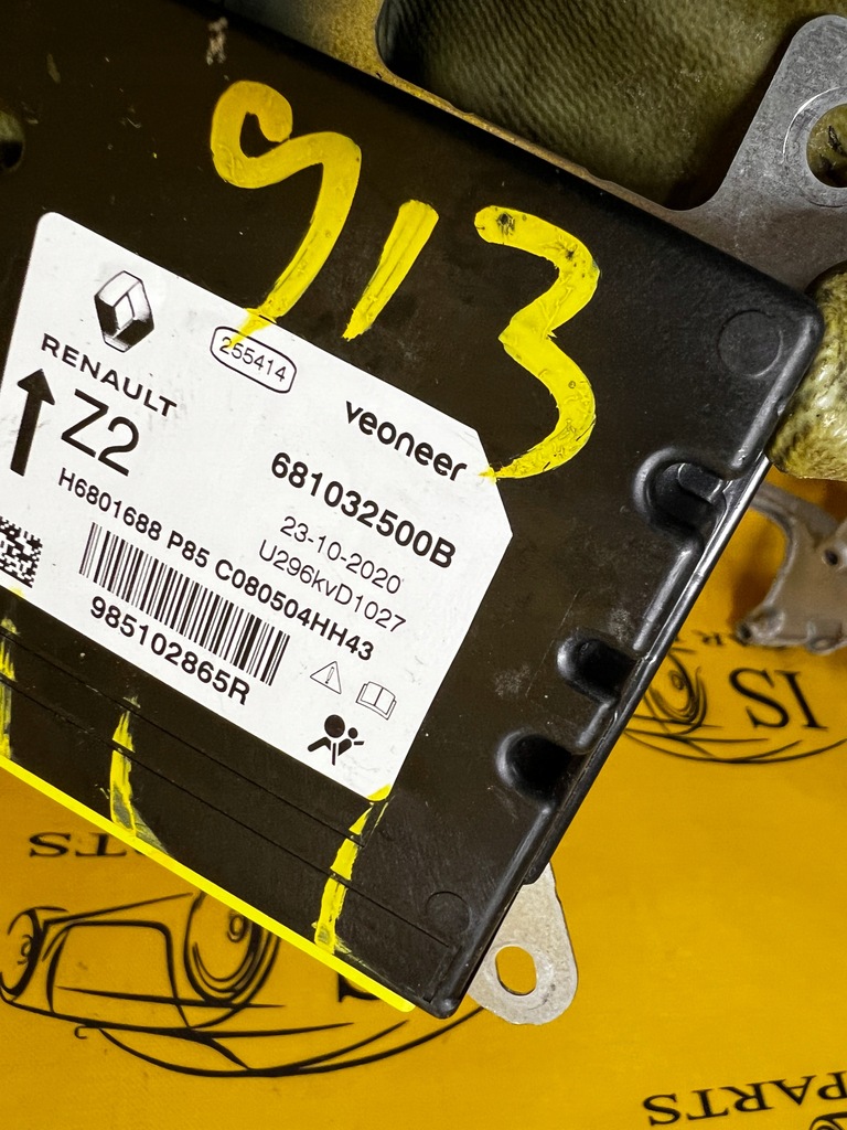 фото №6, Модуль блок управления подушка безопасности сработавший dacia sandero iii 2021r