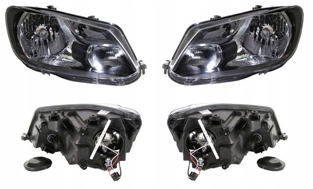 фото №1, Фара лампа vw touran 1t3 caddy 3 10- l+p tyc