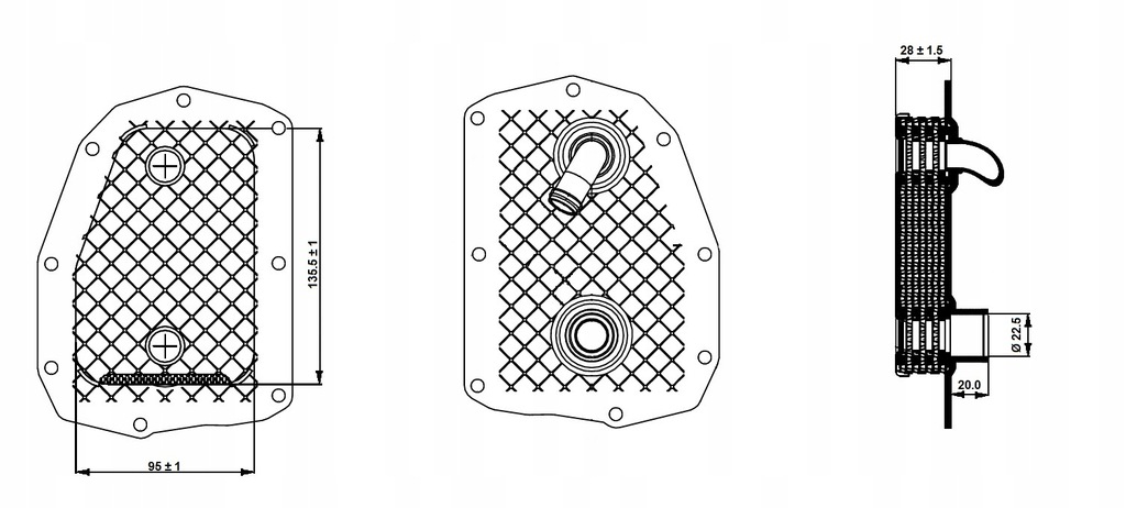 фото №10, Радіатор оливи nrf 31352 радіатор оливи, олія двигунний