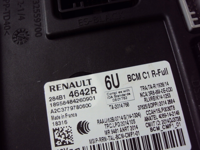 фото №3, Модуль bcm renault scenic iv espac v 1.3 tce
