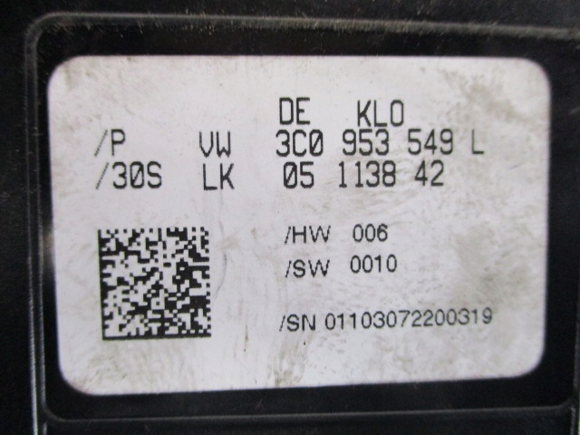 фото №6, Passat b6 kombi переключатели переключатель 3c9953507bk