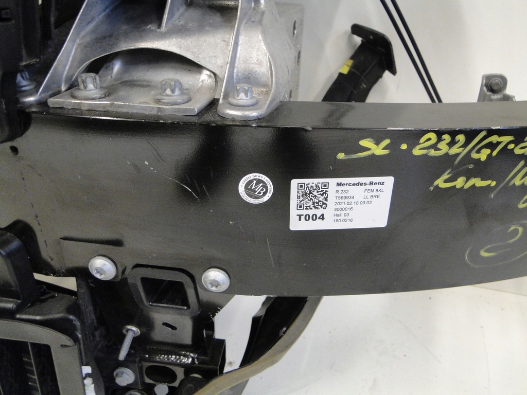 фото №7, Mercedes балка передняя бампера sl 232 r232 amg gt 192 c192 a2326205600