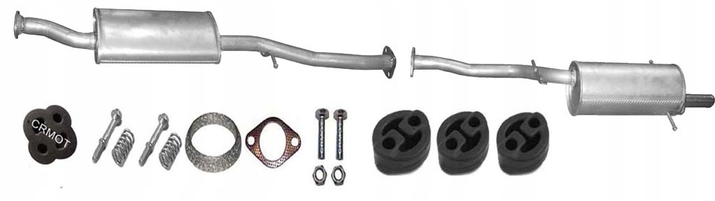 фото №1, Subaru forester 2.0 2.5 05-08 глушители комплект