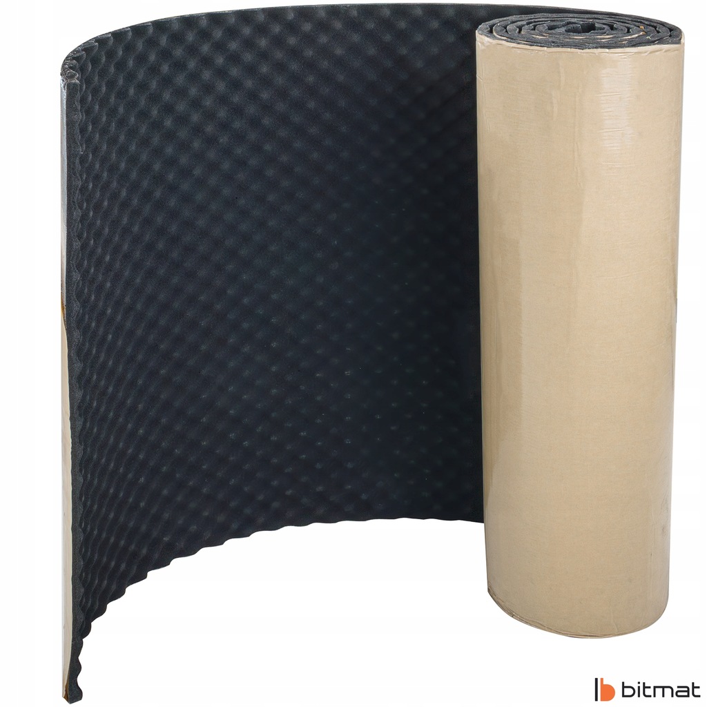 фото №13, Піна шумоізоляційна fala pół otwartokomórkowa з klejem pochłaniająca 2cm