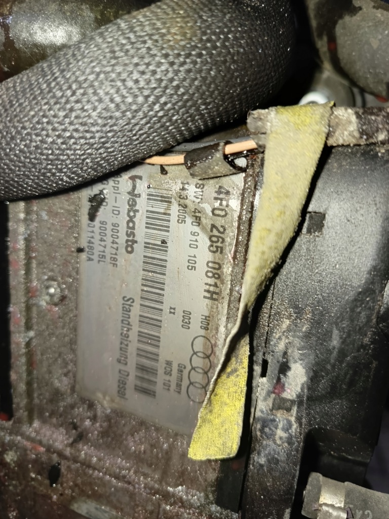 Купить Audi a6 c6 webasto обогреватель стояночный 4f0265081h