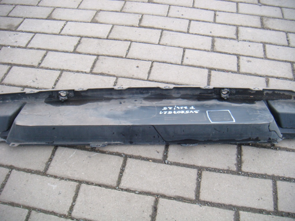 фото №12, Skoda superb 3 iii накладка дифузор спойлер бампер задня pdc 3v5807521