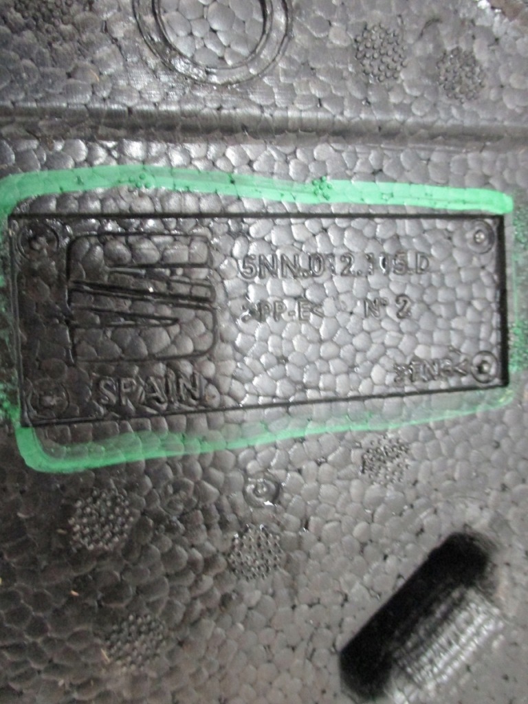 фото №5, Вкладыш багажника пенополистирол vw tiguan allspace 5nn012115d