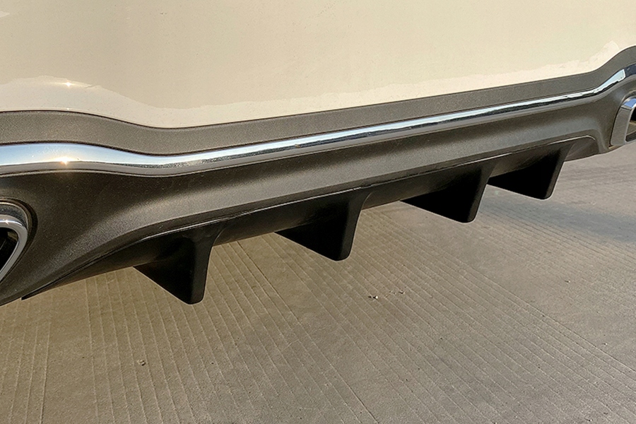 фото №10, Mercedes c w206 2021+ дифузор накладка бампер задня тюнінг