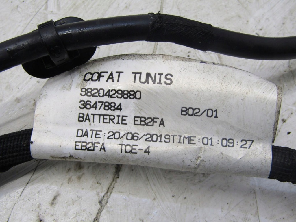 Електропроводка джгут клема плюсова 1.2 vti opel crossland x 9820429880 Зі Шроту