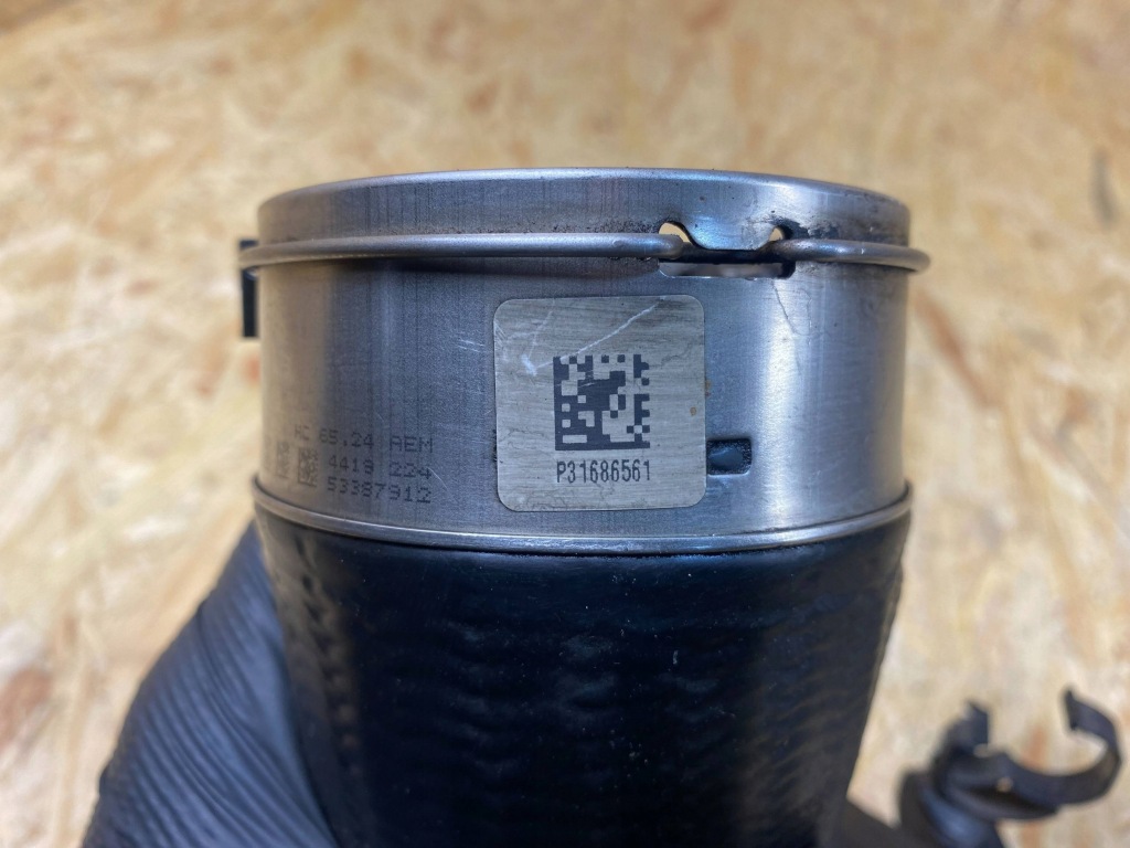 фото №15, Пабтрубок  труба шланг воздуха интеркулер volvo xc60 ii xc90 ii 31686412