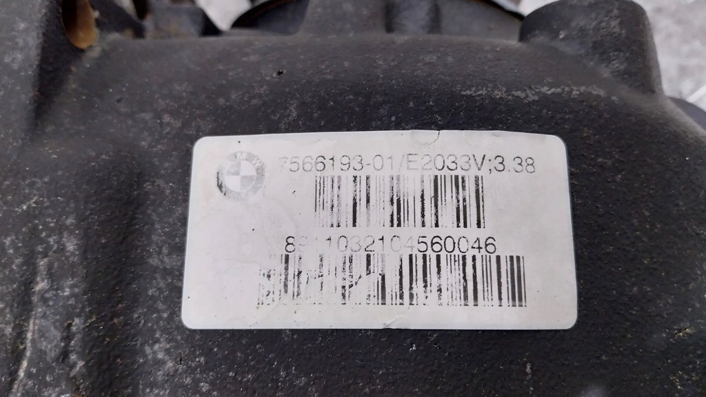 фото №6, Дифференциал мост задняя 3.38 7566193 bmw x1 e84