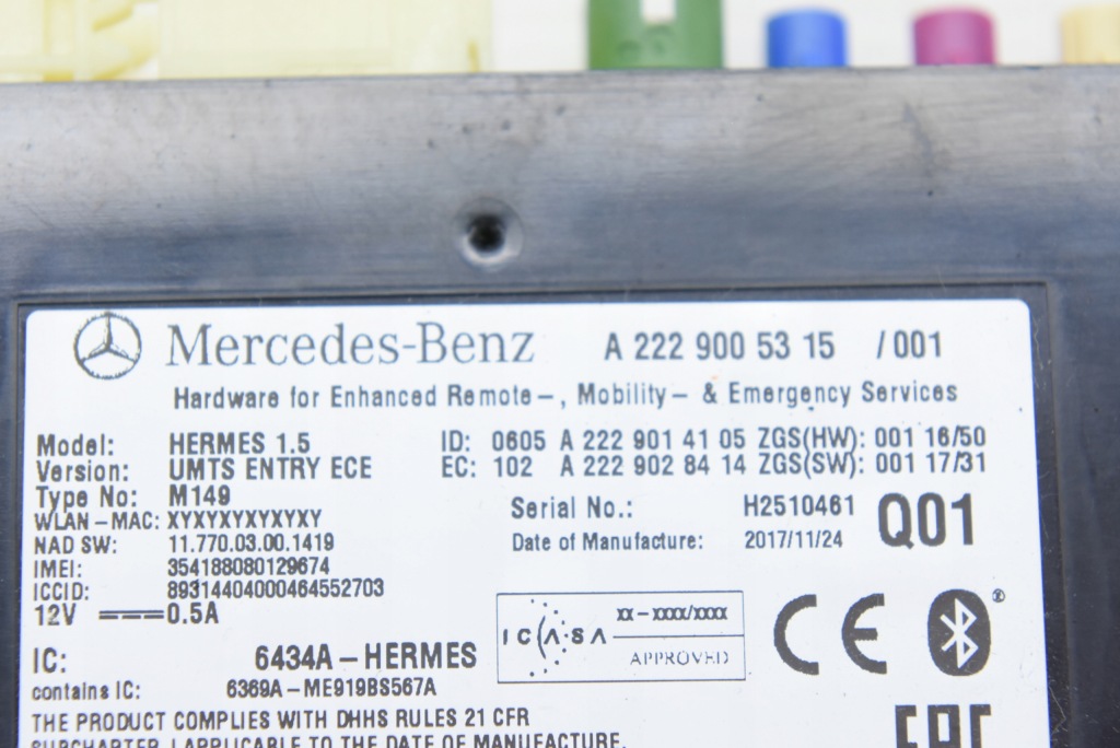 фото №4, Mercedes w213 модуль блок керування telematic