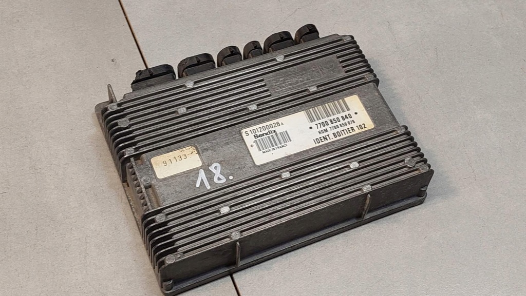 фото №6, Блок керування двигуна renault clio i 1.2 7700850840