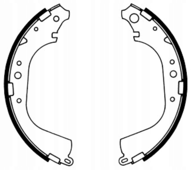 фото №1, Abe c02039abe набор колодка тормозных