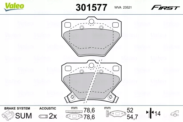 фото №2, Тормозные колодки ham. toyota prius ii 8/2003 3/20