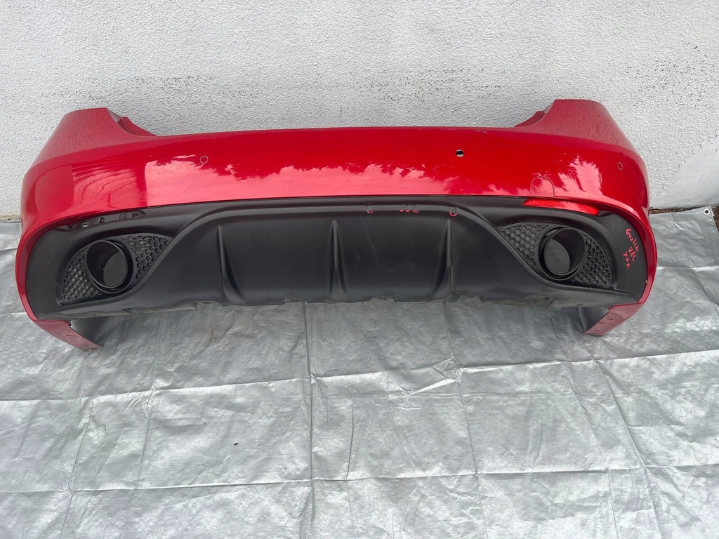 фото №3, Alfa romeo giulia veloce бампер задній kompletny