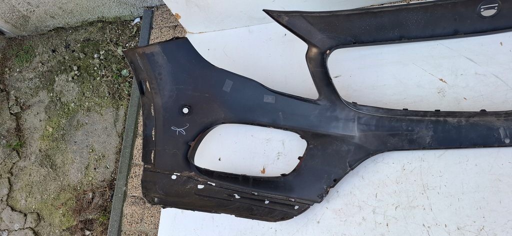 фото №13, Mercedes gla amg w156 x156 lift 17- бампер перед nachtschwarz a1568800401