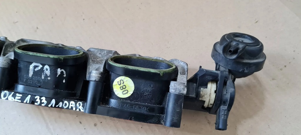 фото №13, Sq5 8r q5 коллектор всасывающий правый 3.0 tfsi 06e133110ar s4 b8 s5 a6 c7 a7