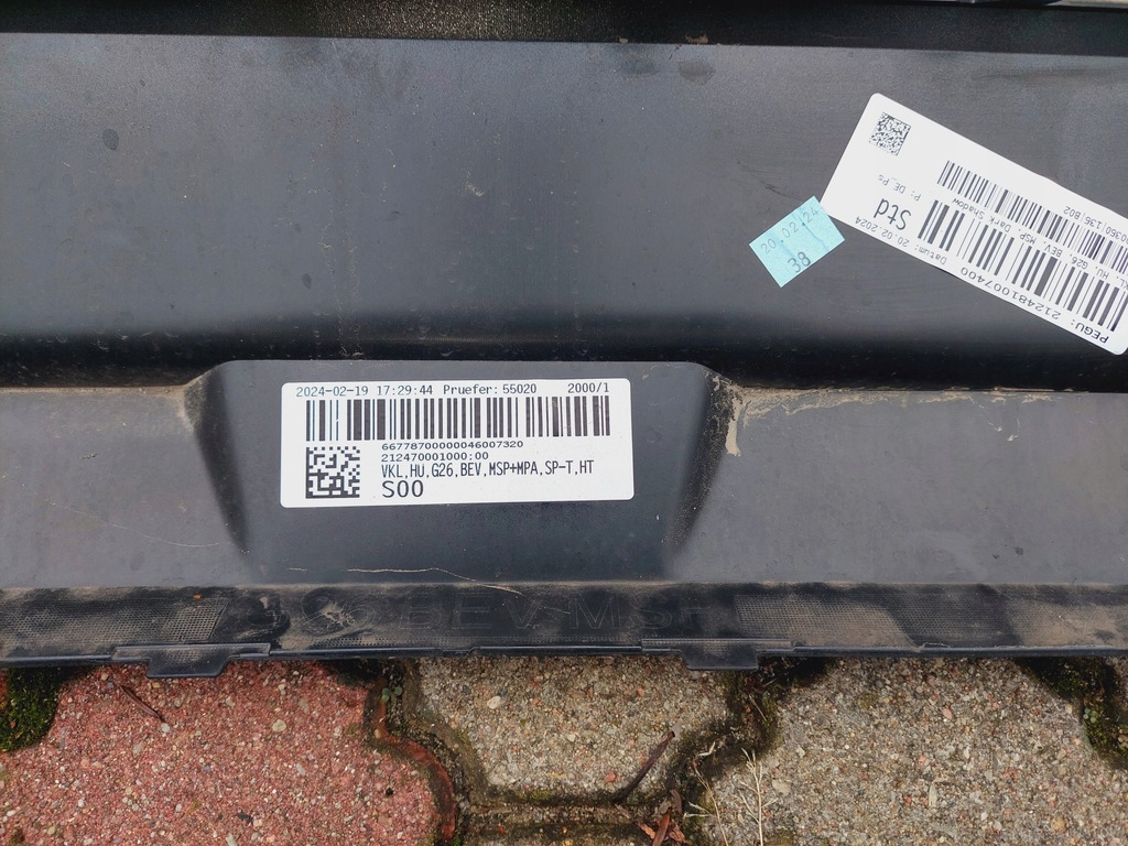 фото №12, Bmw 4 g26 coupe m-pakiet спойлер накладка дифузор бампера задня 51128096492