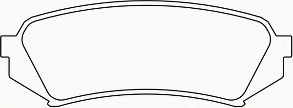 фото №1, Гальмівні колодки ham. задня toyota land cruiser, lexus lx 98-