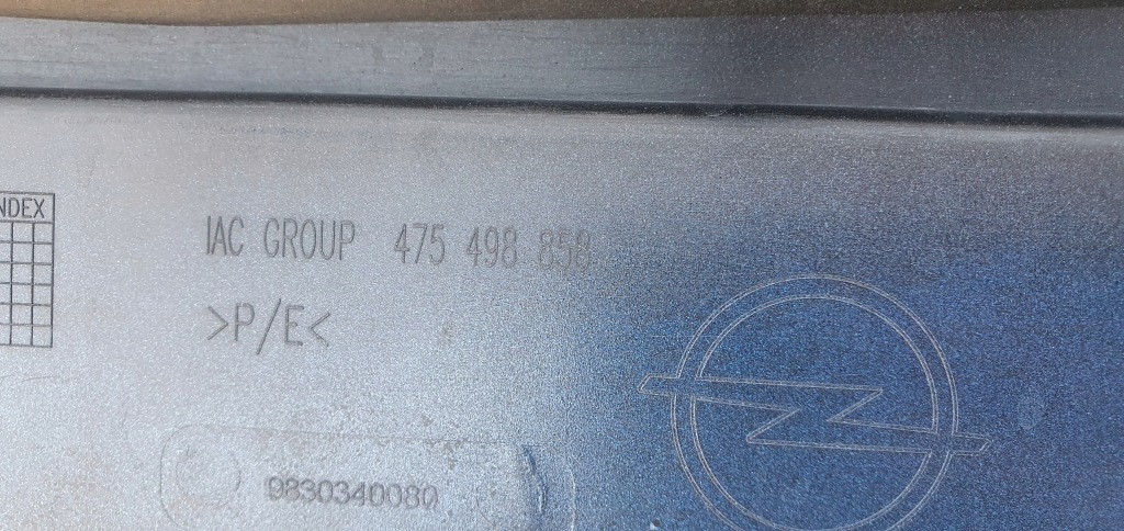 фото №14, Opel corsa f gsi бампер перед оригинал c087