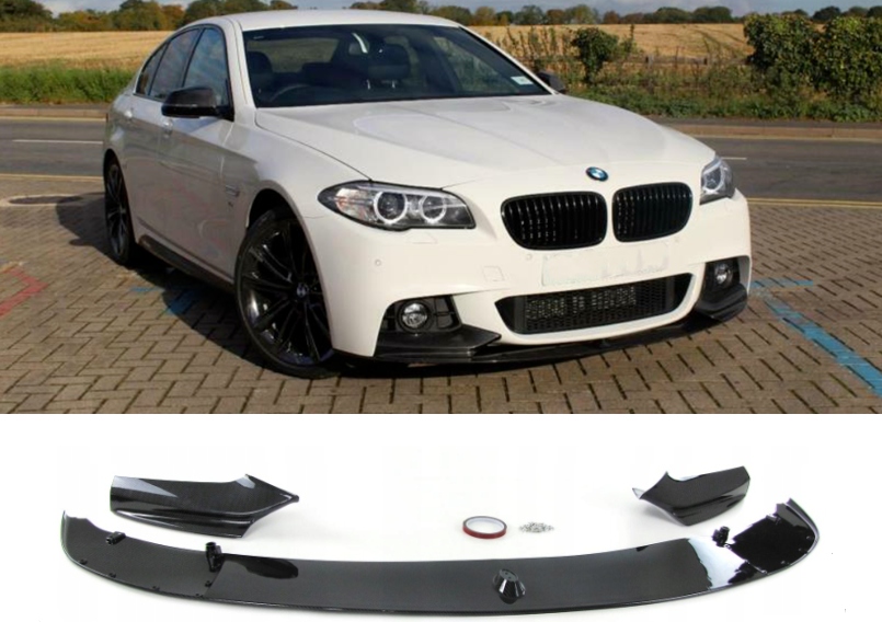 фото №1, Накладка бампера спліттер bmw 5 f10 f11 карбон