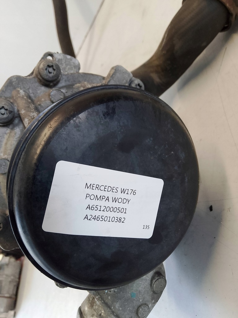 фото №8, Mercedes w176 насос wody a6512000501 a2465010382