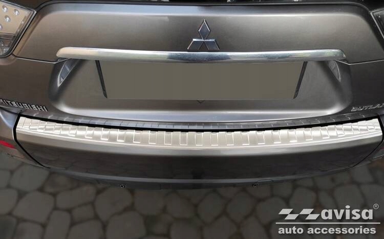 фото №7, Накладка na бампер задний do peugeot 4007 сталь