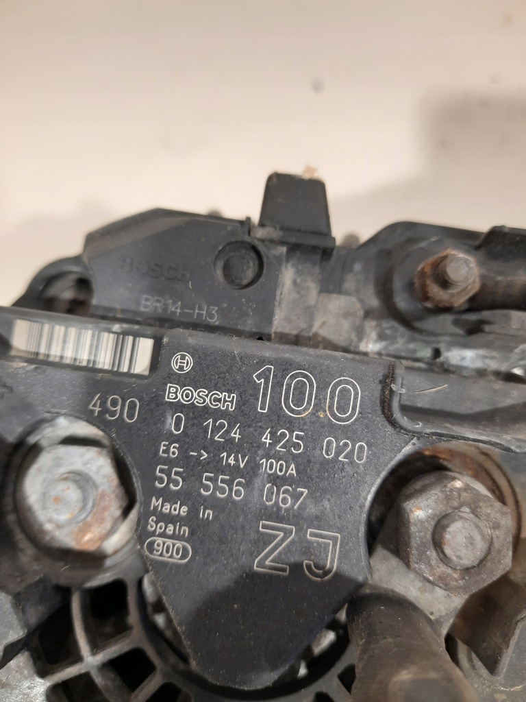 фото №4, Генератор opel astra h 1,6 0124425020