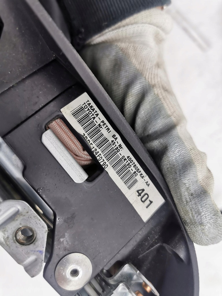 фото №11, Подушка безпеки водія toyota hilux vii lift 45130-0k130