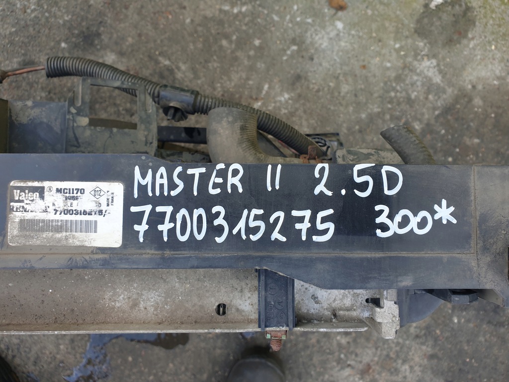 фото №9, Комплект радиатор renault master ii 2.5 дизель 7700315275