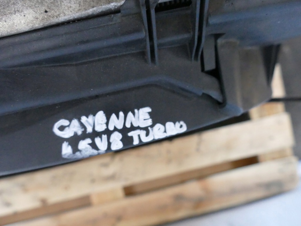 Porsche cayenne 9p 4.5 turbo радиатор вентилятор Оригинал