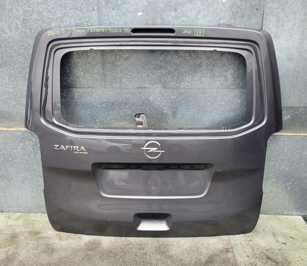 фото №1, Кришка багажника багажника opel zafira d / expert / jumpy / proace 2019-