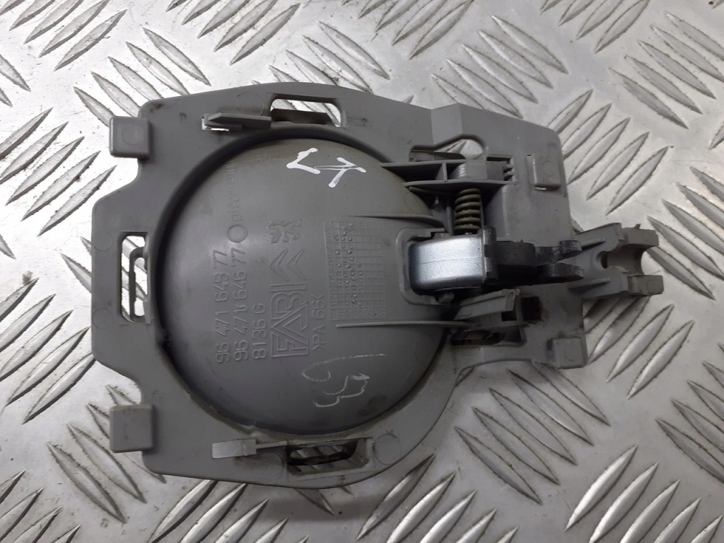 фото №3, Ручка левая задняя внутренняя citroen c3 1.4