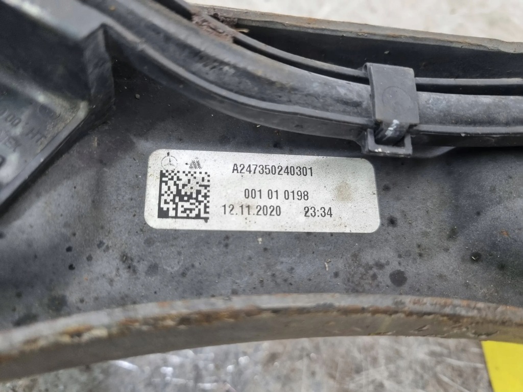 фото №7, Важіль поворотний кулак правий задня a2473520800 a2473502403 mercedes x247 glb w247