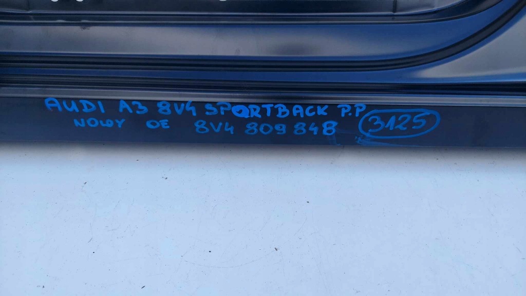 Купить Audi a3 8v4 sportback порог стойку a b правый  перед новый оригинальный номер 3125